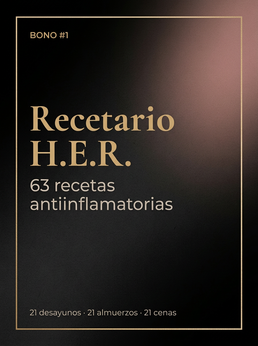 Recetario H.E.R. 63 recetas antiinflamatorias