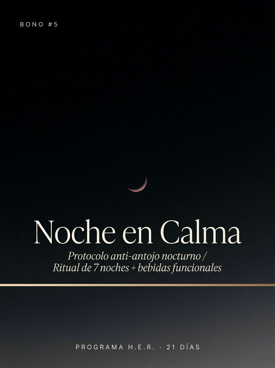 Noche en Calma — Ritual anti-antojo nocturno