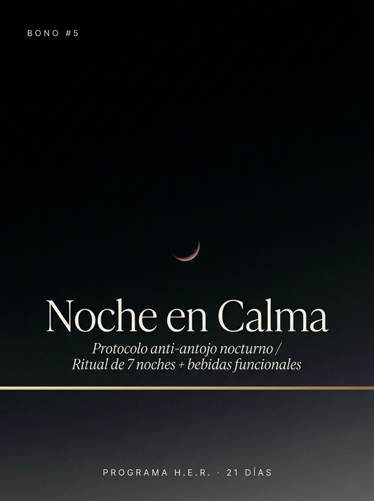Noche en Calma — Ritual anti-antojo nocturno